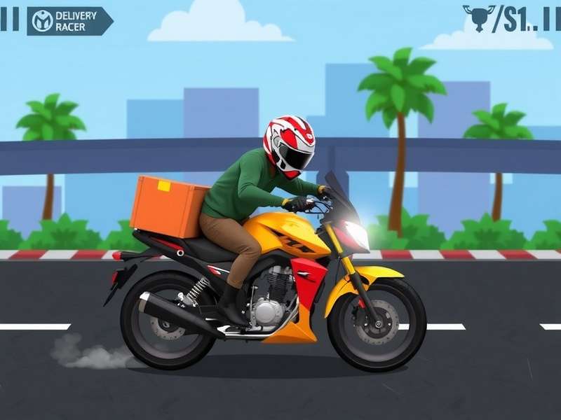 Pro Delivery Racer game screenshot in Indian setting